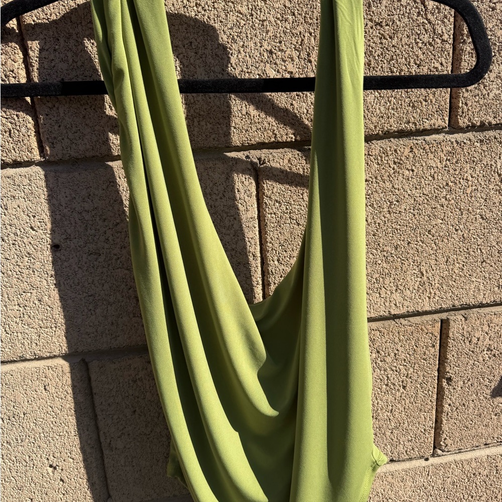 Vintage America Lime Green Tank Top